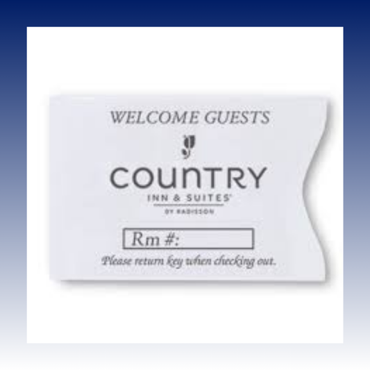 Country Inn Choice Brand Key Envelope